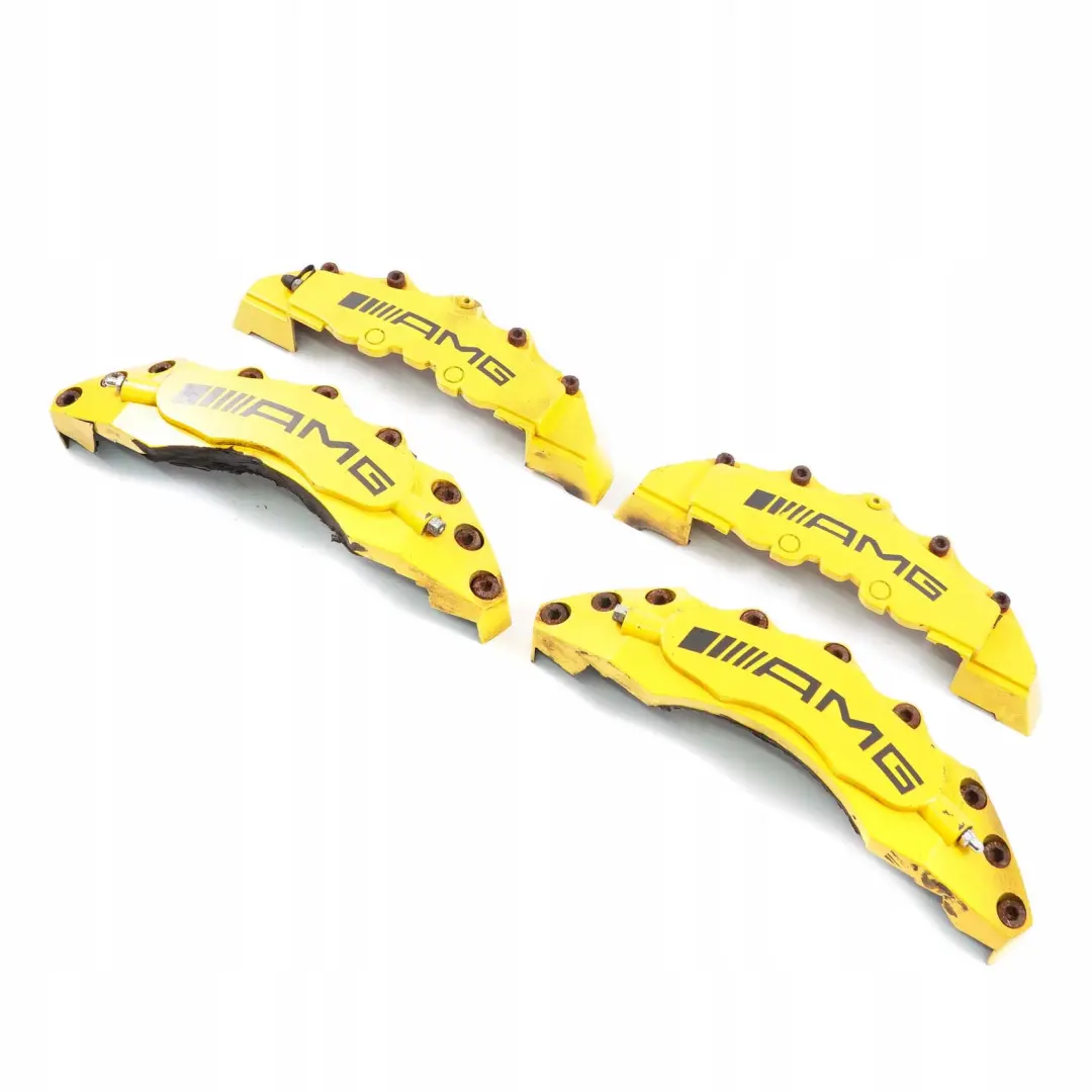  Mercedes-Benz Clase C W204 AMG Freno Delantero Trasero Cubre Juego Amarillo - SKU AMG Brake Calipers - Número de pieza AMG Brake Calipers