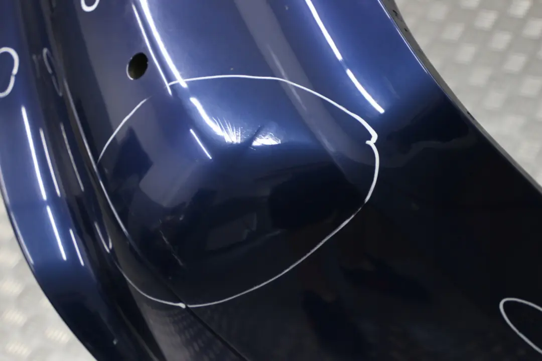 Bumper Trim Panel PDC Mysticblau Blue Metallic to BMW 5 Series E61 Touring Rear with Part number 0306983 BMW 5 Series E61 Touring Rear Bumper Trim Panel PDC Mysticblau Blue Metallic - SKU 0306983-MYS - Part number 0306983