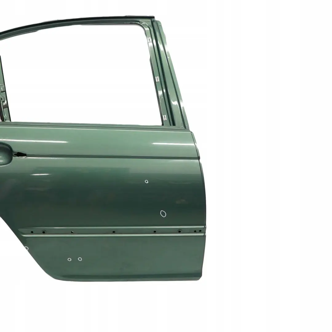 Door Rear Right O/S Meergruen Sea Green Metallic - 393 to BMW 3 E46 Saloon with Part number 7034154 BMW 3 E46 Saloon Door Rear Right O/S Meergruen Sea Green Metallic - 393 - SKU 7034154-MRG - Part number 7034154
