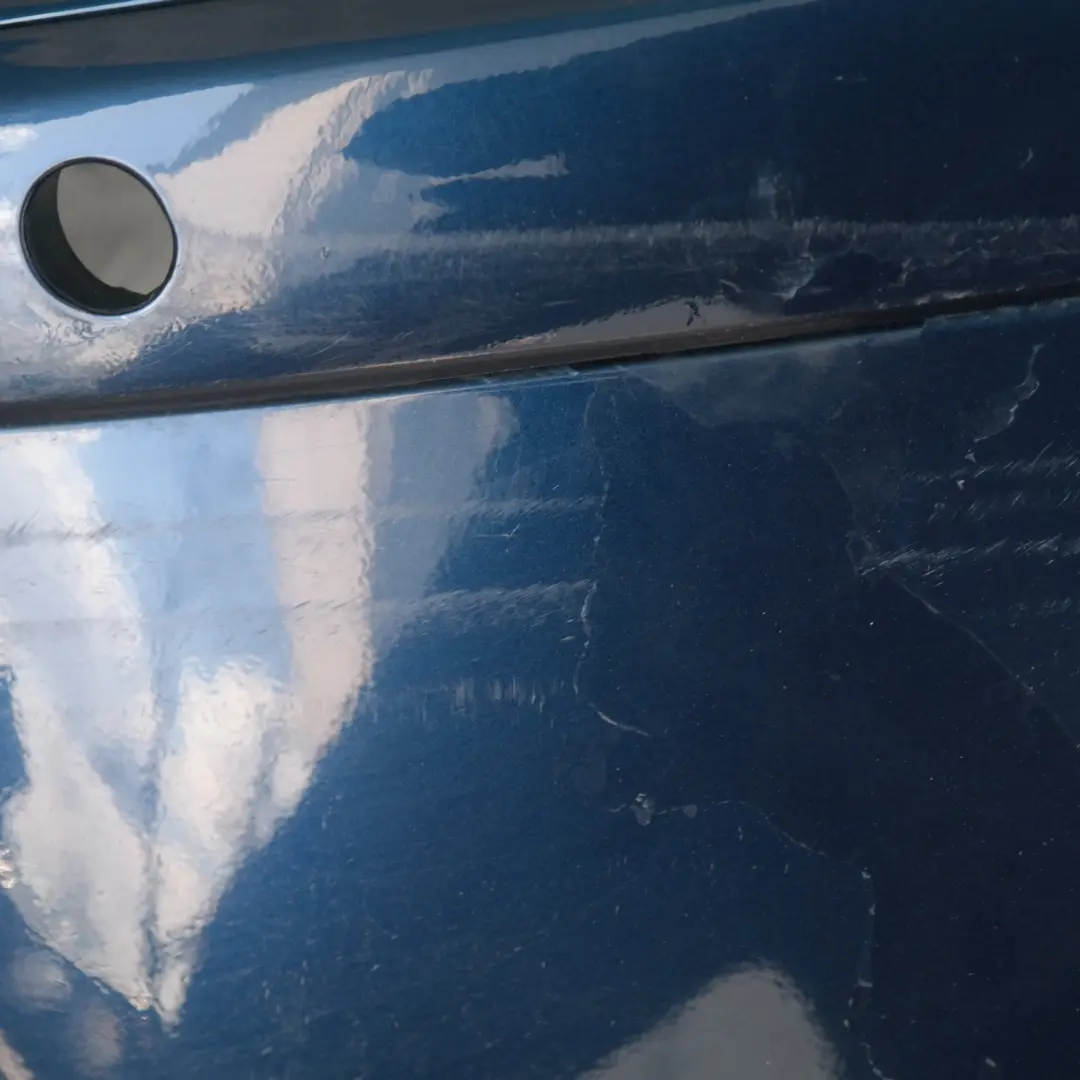 BMW 1 SERIES E81 E87 LCI Trim Panel Bumper Rear Tiefseeblau Deep Sea Blue A76 - SKU 0035911-DSB - Part number 35911
