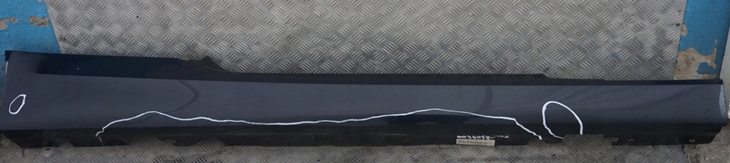 BMW E92 E93 Sill Strip Faldon Lateral Derecho Monacoblau Azul - A35