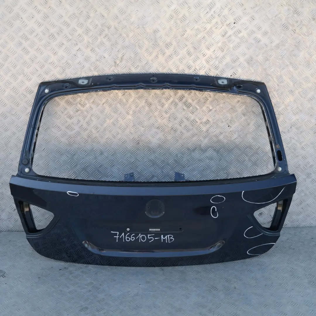 BMW 3 SERIES E91 Trunk Lid Boot Tailgate Rear Back Montegoblau Montego Blue Blau - SKU 7166105-MTB - Part number 41627166105-MTB