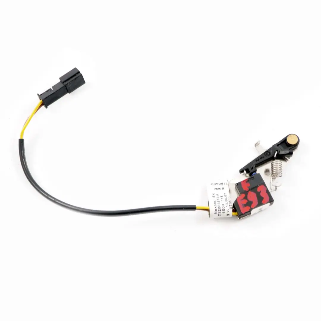 BMW 3 E93 Convertible Folding Hardtop Roof Microswitch Wiring Harness - SKU 7188600 - Part number 7188600
