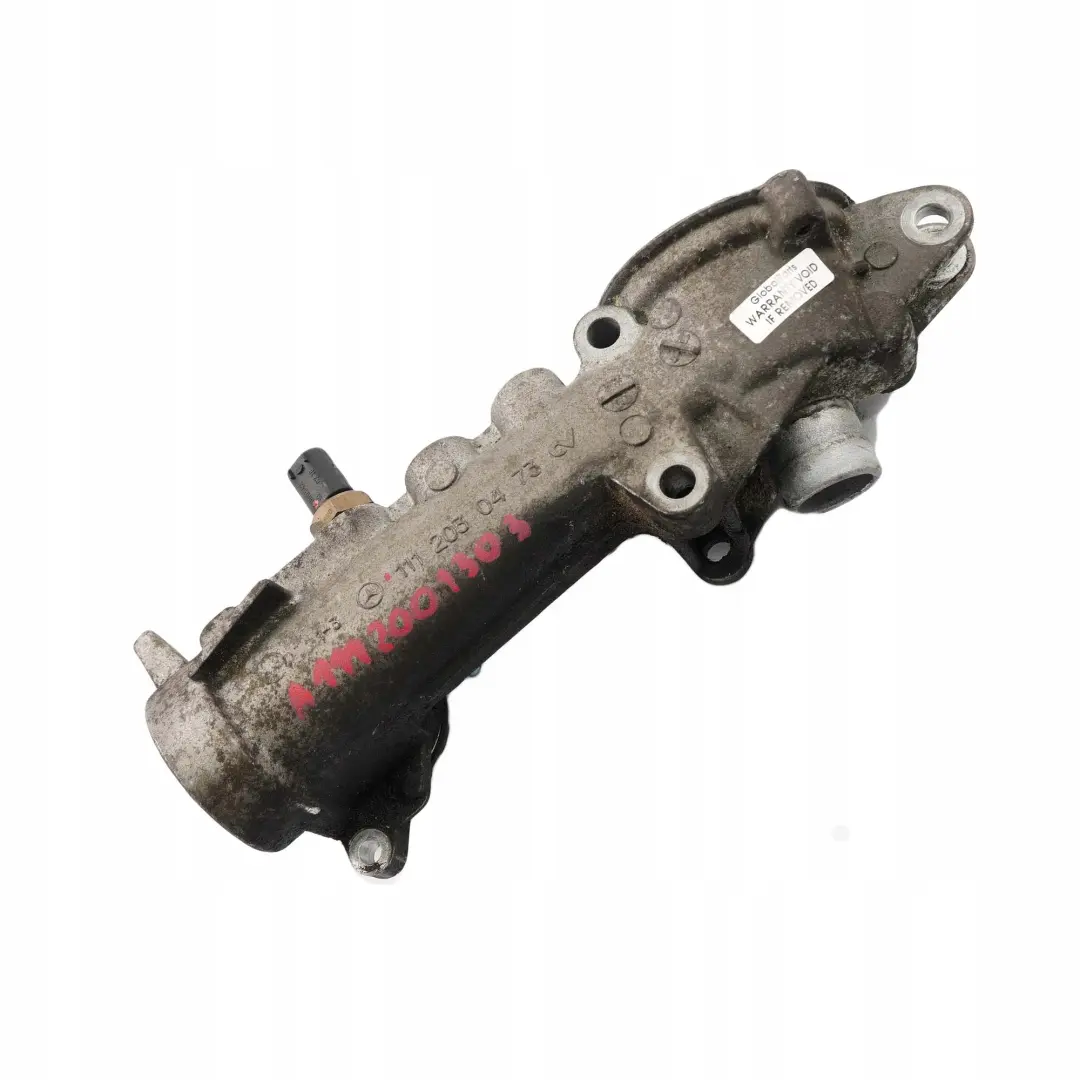 Mercedes-Benz W202 W203 W210 M111 Thermostatgehäuse Kühlwasser A1112030473 für mit Teilenummer A1112001303 Mercedes-Benz W202 W203 W210 M111 Thermostatgehäuse Kühlwasser A1112030473 - SKU A1112001303 - Teilenummer A1112001303