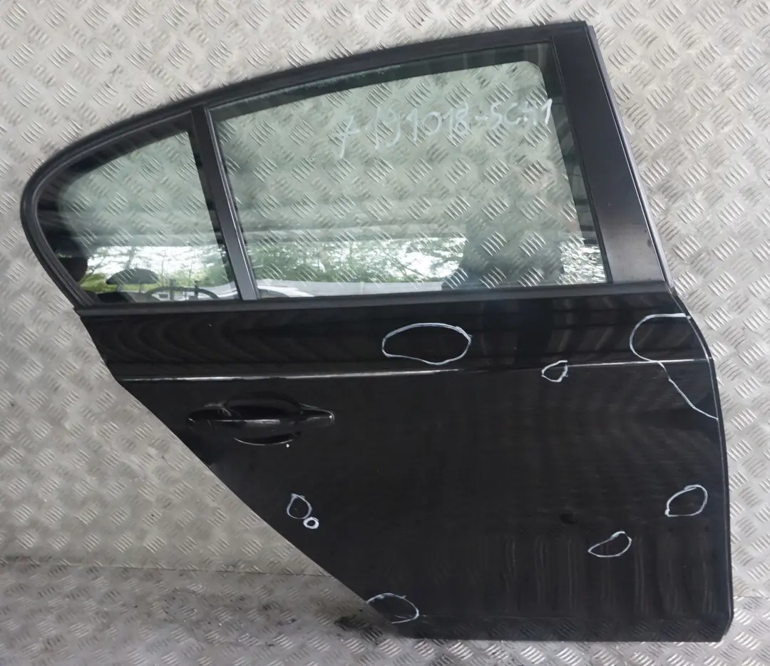 BMW E87 E87N Puerta Trasera Derecha Schwarz 2 Negro II - 668 - SKU 7191018-SCH1 - Número de pieza 7191018