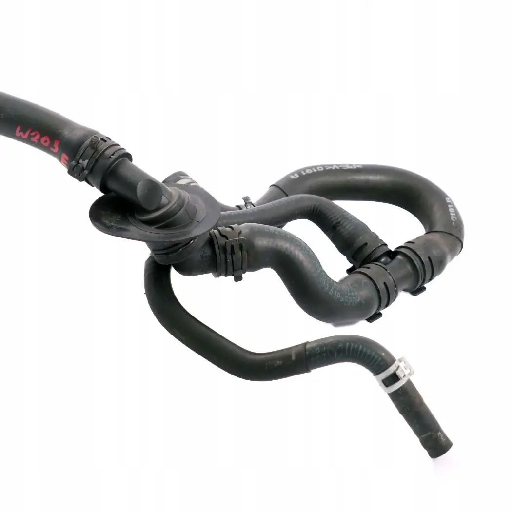 Mercedes-Benz C 180 W203 M111 Engine Heating Water Coolant Hose to with Part number A2038302996 Mercedes-Benz C 180 W203 M111 Engine Heating Water Coolant Hose - SKU A2038302996 - Part number A2038302996