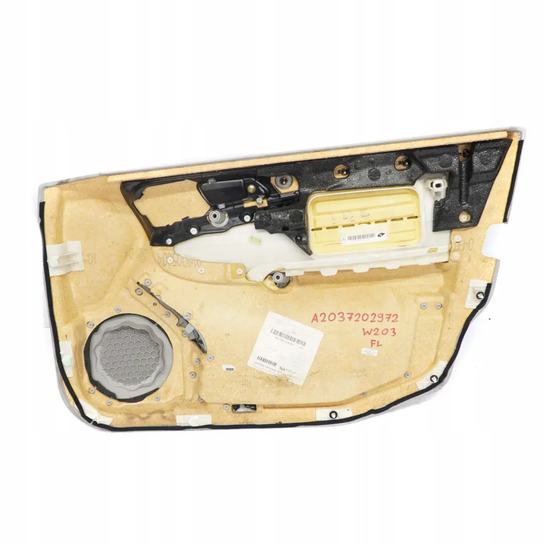  Mercedes-Benz C W203 Front Left N/S Door Card Trim Panel Cloth Alpaca Grey - SKU A2037202972 - Part number A2037202972