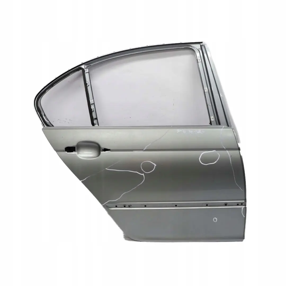 Tür Hinten Rechts Silbergrau Silber Grau Metallic - A08 für BMW 3 E46 Limousine mit Teilenummer 7034154 BMW 3 E46 Limousine Tür Hinten Rechts Silbergrau Silber Grau Metallic - A08 - SKU 7034154-SBG - Teilenummer 7034154