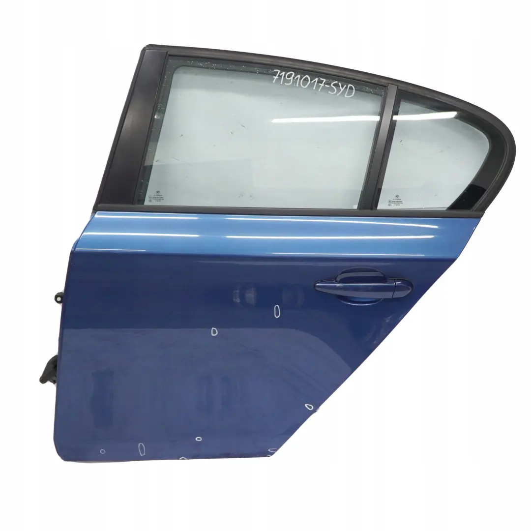 Tür Hinten Links Sydneyblau Sydney Blau Metallic - A19 für BMW 1 er E87 mit Teilenummer 7191017 BMW 1 er E87 Tür Hinten Links Sydneyblau Sydney Blau Metallic - A19 - SKU 7191017-SYD - Teilenummer 7191017