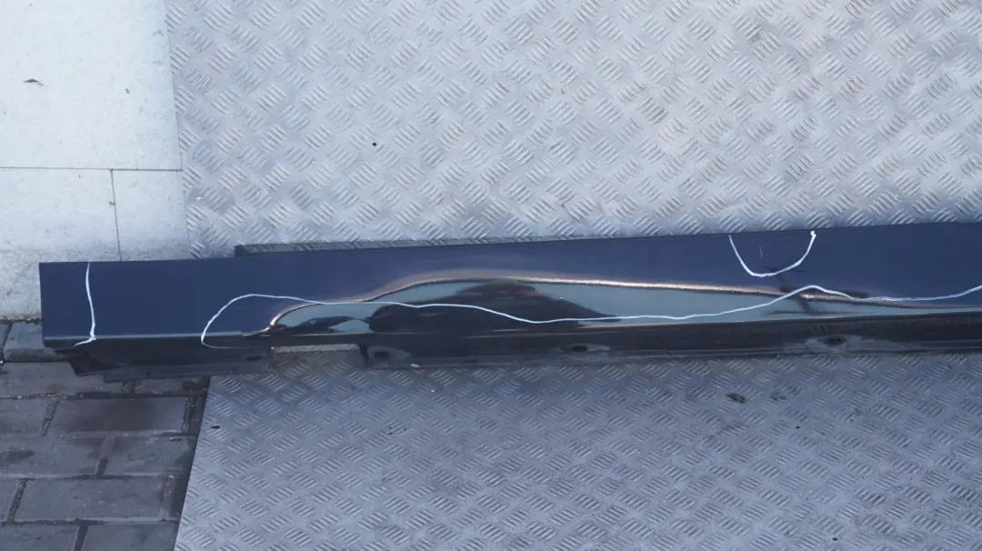 Door Sill Side Cover Skirt Left N/S Black Sapphire - 475 to BMW 5 Series E60 E61 with Part number 0150277 BMW 5 Series E60 E61 Door Sill Side Cover Skirt Left N/S Black Sapphire - 475 - SKU 0150277-BS - Part number 0150277