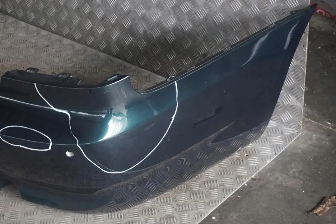 Bumper Panel PDC Tiefgruen Deep Green - A43 to BMW 3 Series E92 E93 335d 335i Rear with Part number 0034474 BMW 3 Series E92 E93 335d 335i Rear Bumper Panel PDC Tiefgruen Deep Green - A43 - SKU 0034475-TG - Part number 0034474