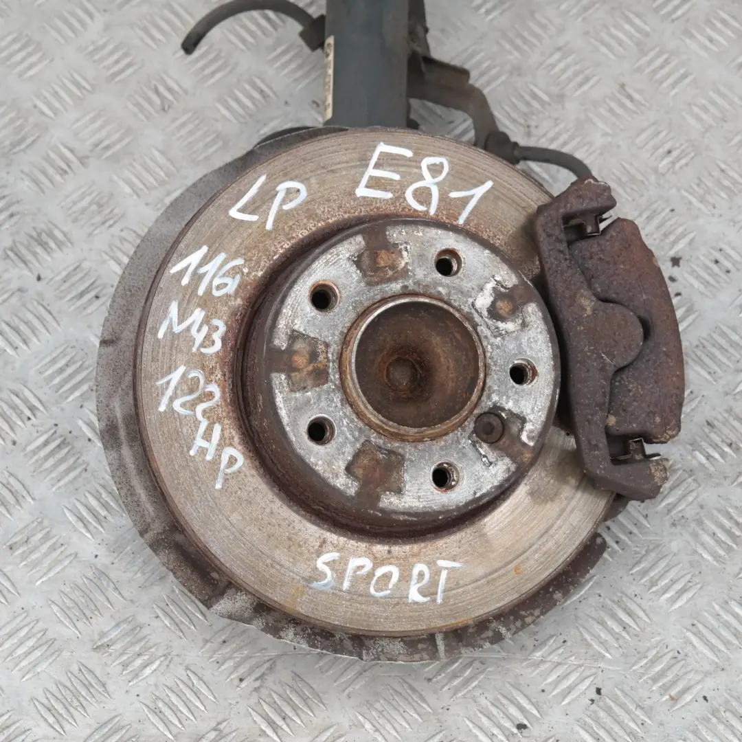 N43 FRONT LEFT N/S LEG M-SPORT SUSPENSION AXLE BRAKE DISC to BMW 1 SERIES E81 116i with Part number 31316782857 BMW 1 SERIES E81 116i N43 FRONT LEFT N/S LEG M-SPORT SUSPENSION AXLE BRAKE DISC - SKU 6782857 - Part number 31316782857