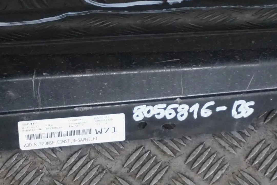 BMW F20 LCI Nakładka listwa na próg prawy M-PAKIET - SKU 8056816-BS - Numer Części 8056816