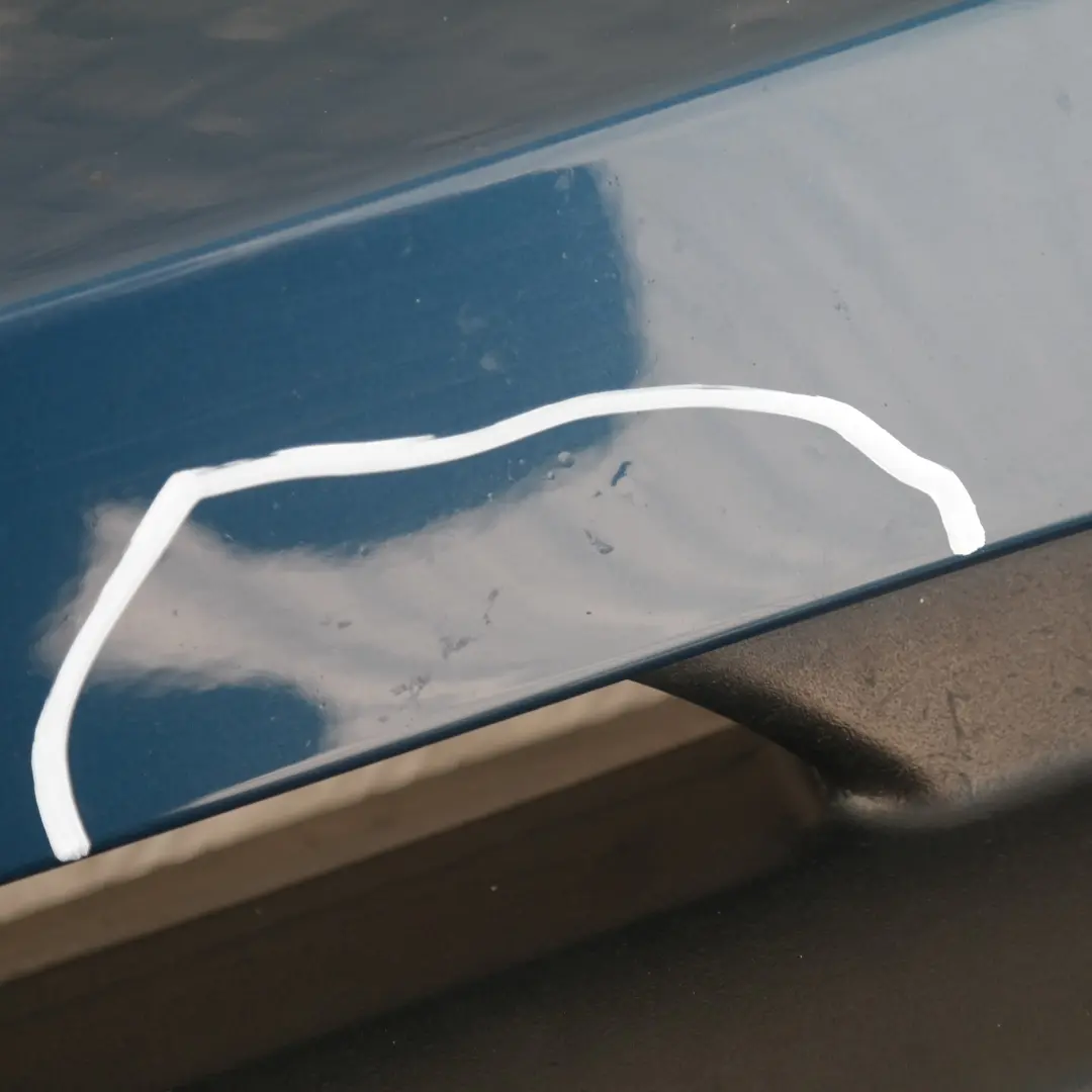 Frontstoßstange PDC Topasblau Metallic - 361 für BMW X5 E53 mit Teilenummer 10150 BMW X5 E53 Frontstoßstange PDC Topasblau Metallic - 361 - SKU 0010150-TPB1 - Teilenummer 10150