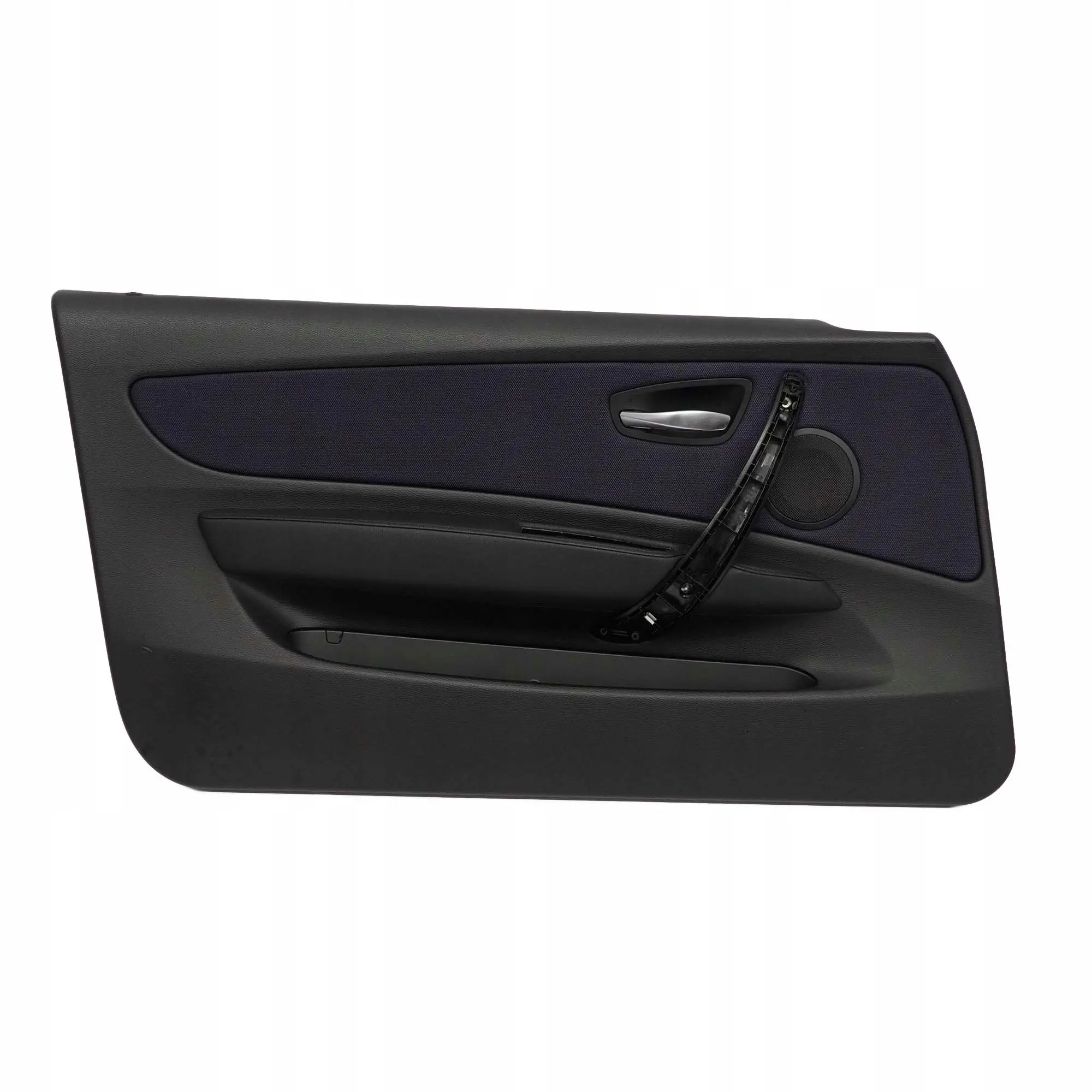 BMW 1 E81 E82 Revetement de Porte Gauche Tissu Network Bleu Monaco