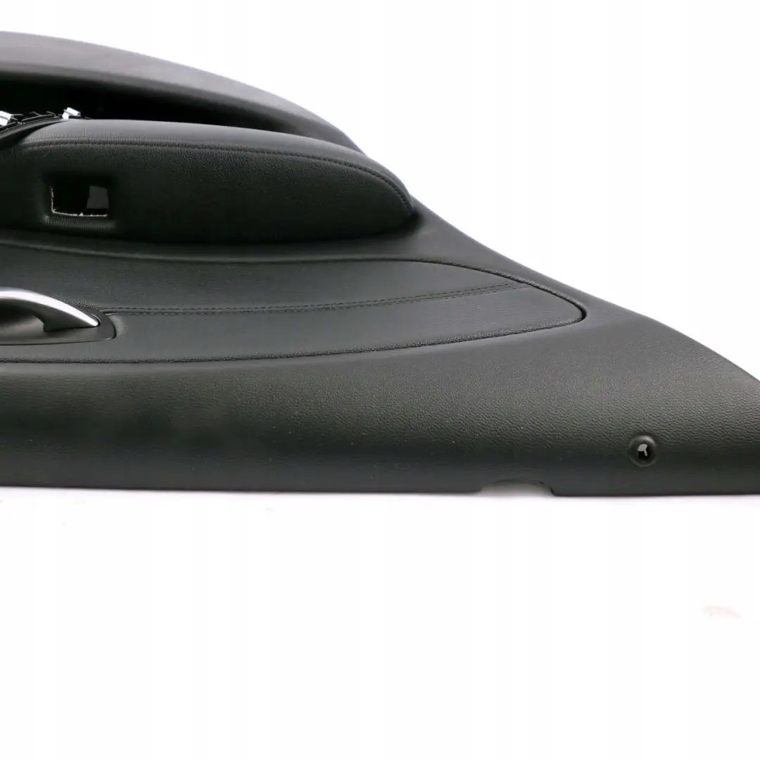 BMW 1 Series E87 LCI Rear Left N/S Door Card Lining Panel Leather Boston Black - SKU 7224353 - Part number 7224353