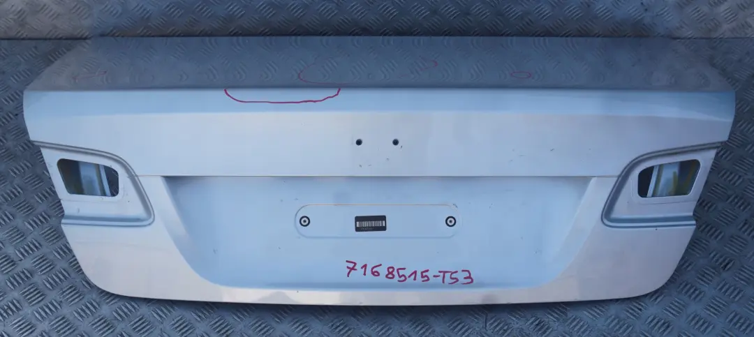 Coupé Tailgate Boot Lid Rear Lid Titansilber Titan Silver to BMW 3 Series 3 E92 with Part number 7168515 BMW 3 Series 3 E92 Coupé Tailgate Boot Lid Rear Lid Titansilber Titan Silver - SKU 7168515-TS3 - Part number 7168515