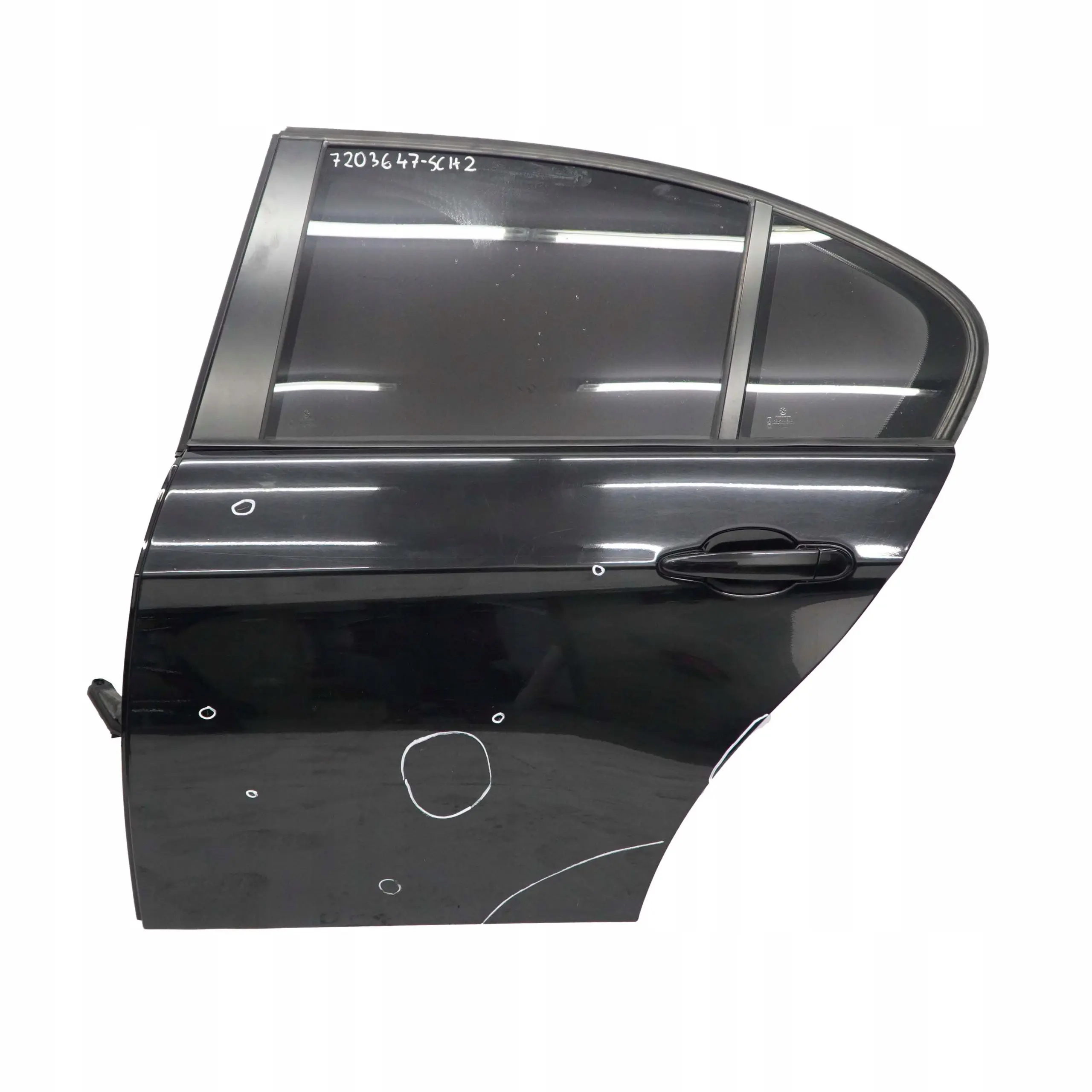 BMW E90 Berlina Porta Posteriore Sinistra Nero 2 - 668