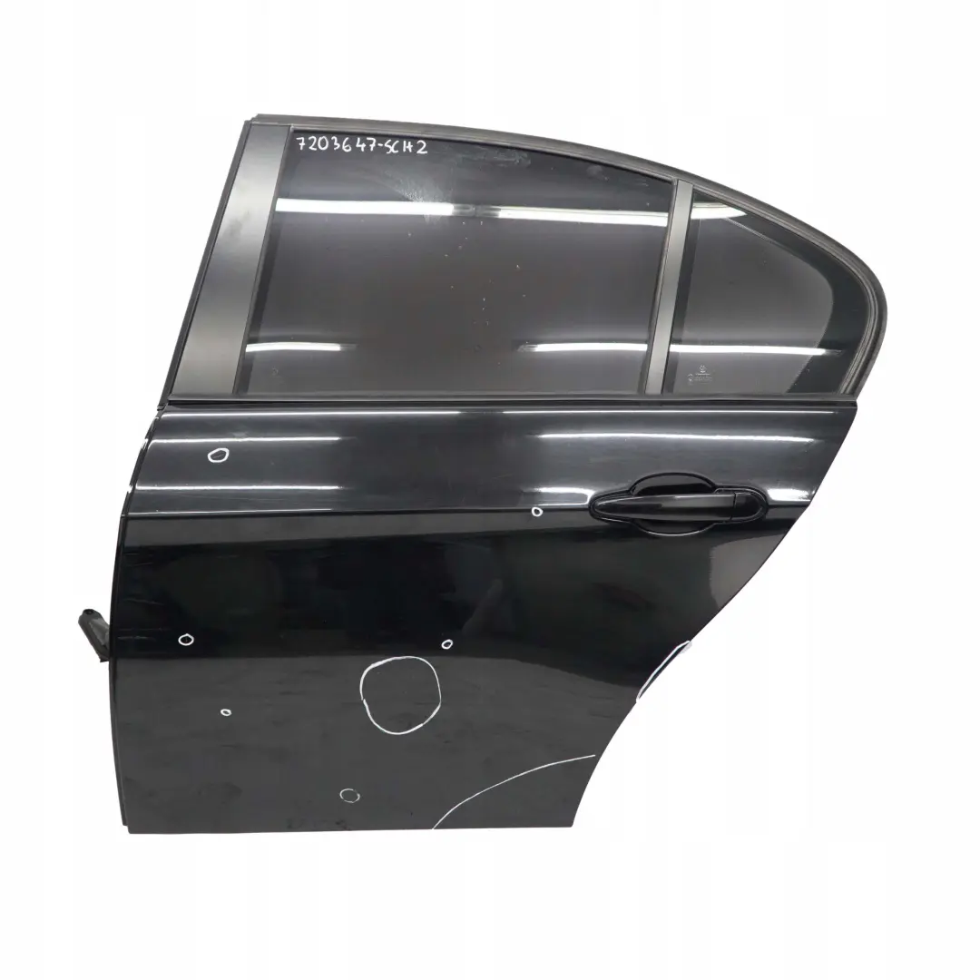 Reihe E90 Limousine Tür Hinten Links Schwarz 2 - 668 für BMW 3 mit Teilenummer 7203647 BMW 3 Reihe E90 Limousine Tür Hinten Links Schwarz 2 - 668 - SKU 7203647-SCH2 - Teilenummer 7203647