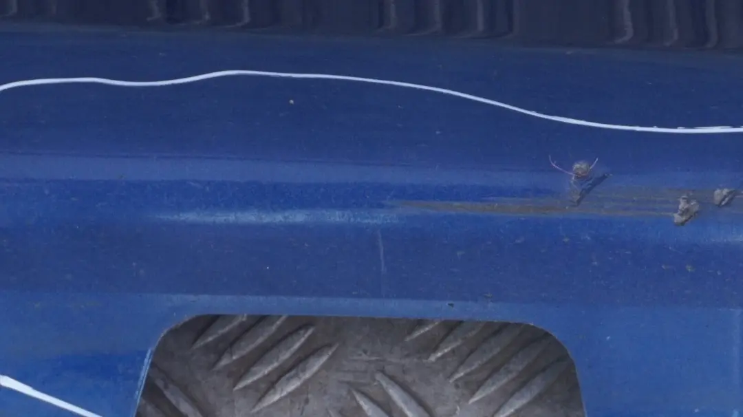 BMW E90 E91 Listello Portiera Apertura Gonne Destra Montegoblau Blu - SKU 0032950-MTB3 - Numero di parte 51770032950