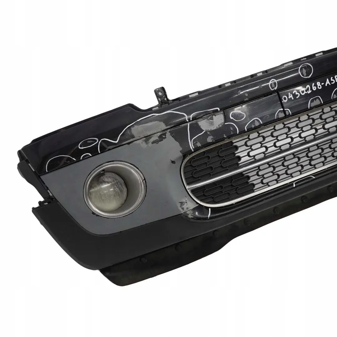 BMW Mini Cooper D R55 R56 Complete Front Bumper Trim Panel Astro Black - A25 - SKU 0430268-ASB - Part number 0430242