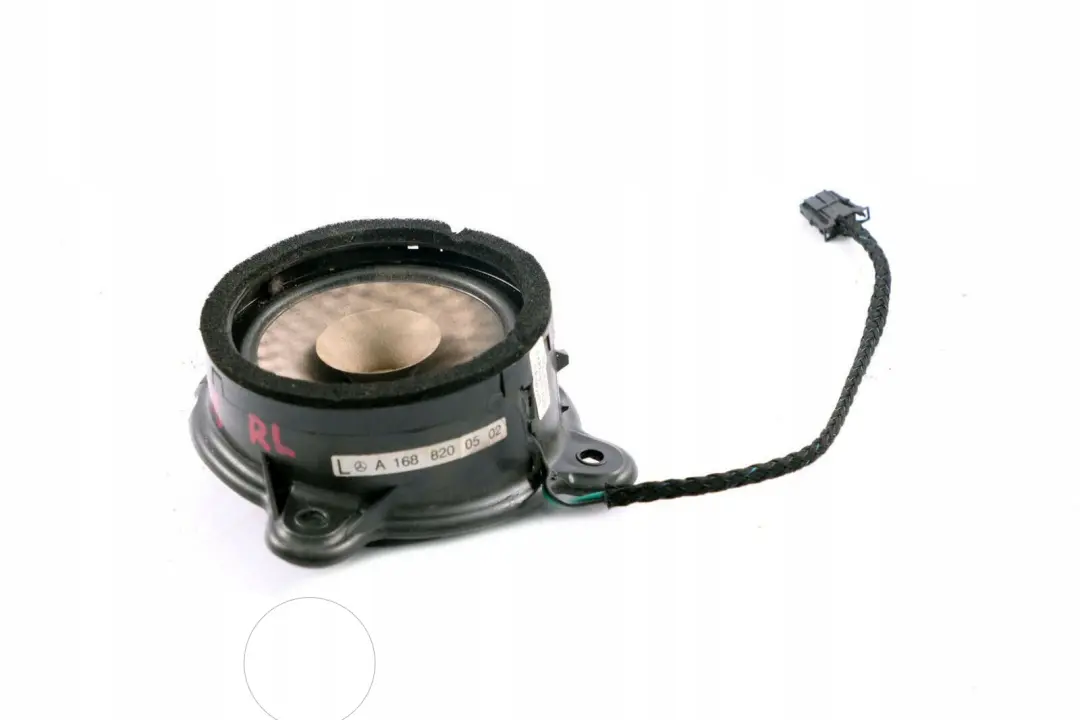 Mercedes-Benz A-Class W168 Rear Left N/S Door Loudspeaker Speaker to with Part number A1688200502 Mercedes-Benz A-Class W168 Rear Left N/S Door Loudspeaker Speaker - SKU A1688200502 - Part number A1688200502