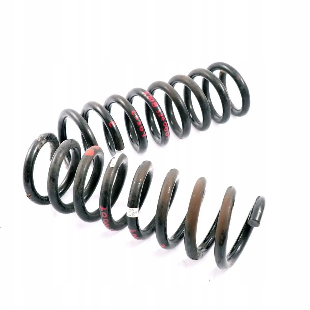 Mercedes-Benz CLC CL203 CLK C208 Rear Coil Spring Suspension Set to with Part number A2083240004 Mercedes-Benz CLC CL203 CLK C208 Rear Coil Spring Suspension Set - SKU A2083240004 - Part number A2083240004