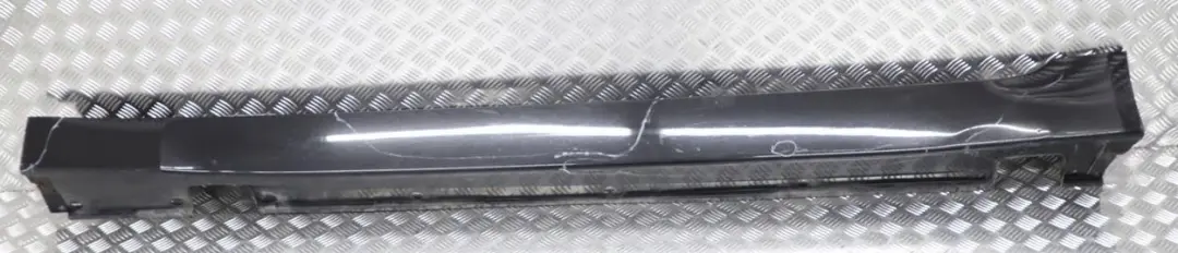 BMW E60 E61 Puerta Sill Side Cover Falda Izquierda Schwarz 2 Negro 668 - SKU 0150277-SCH - Número de pieza 150277