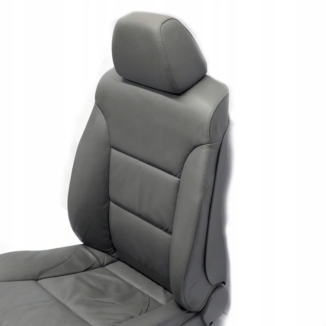Reihe E60 E61 Sitze Vorne Rechts Sitz Leder Grau BMW 5 - SKU 7076665-3 - Teilenummer 7076665
