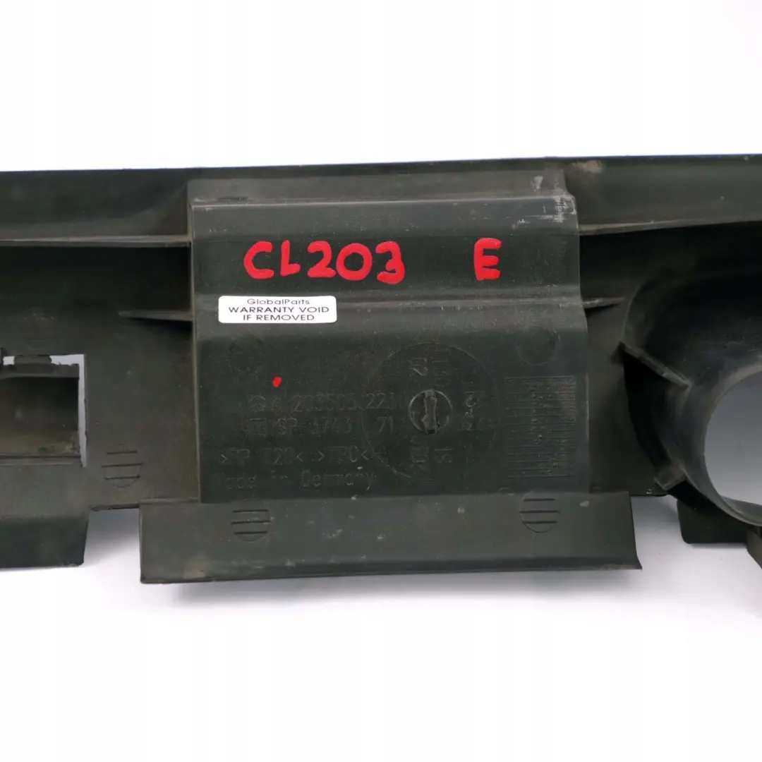  Mercedes-Benz C-Class W203 CL203 Radiator Duct Baffle Panel Petrol - SKU A2035052230 - Part number A2035052230