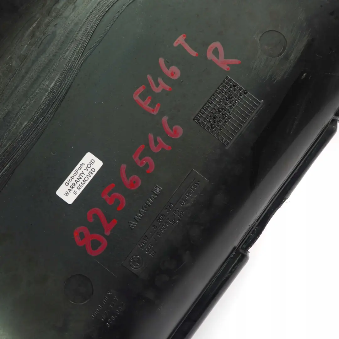 BMW E46 Touring Baule Stivale Laterale Destro Trim Panel Grigio - SKU 8256546 - Numero di parte 8256546
