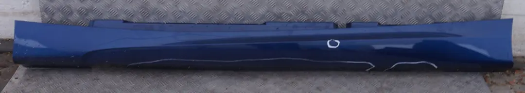 BMW 1 Series 2 E87 E87N M Sport Sill Strip Side Skirt Left N/S Le Mans Blau Blue - SKU 0033557-LMB2 - Part number 33557