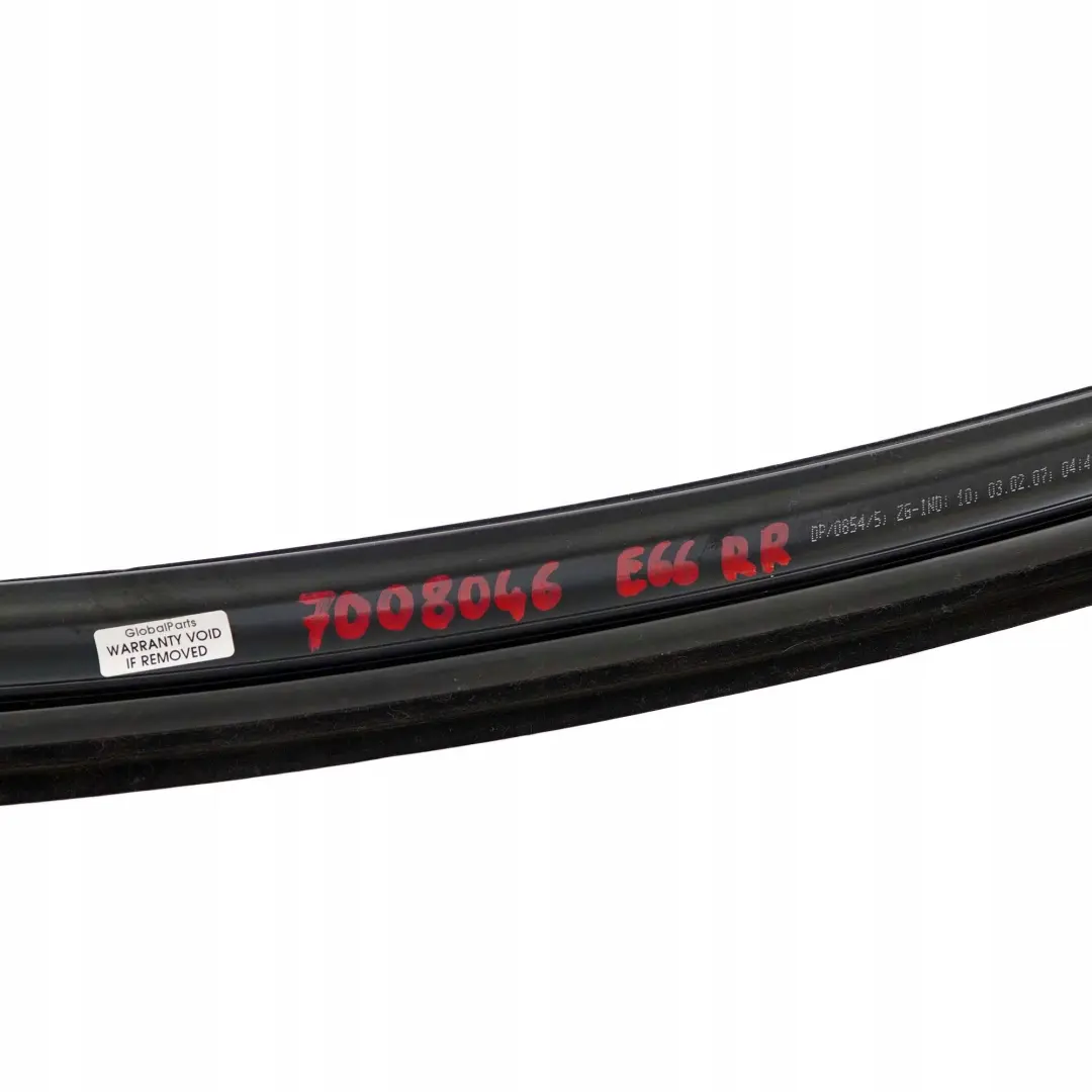 Binario Finestra Guarnizione Portiera Posteriore Destra per BMW 7 E66 con numero di parte 7414534 BMW 7 E66 Binario Finestra Guarnizione Portiera Posteriore Destra - SKU 7008046 - Numero di parte 7414534