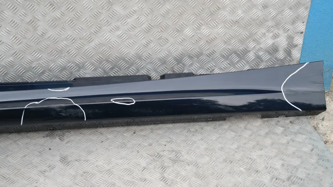 BMW E87 LCI Sill Strip Side Skirt Left N/S Monacoblau Metallic - A35 - SKU 0036145-MB2 - Part number 51770036145