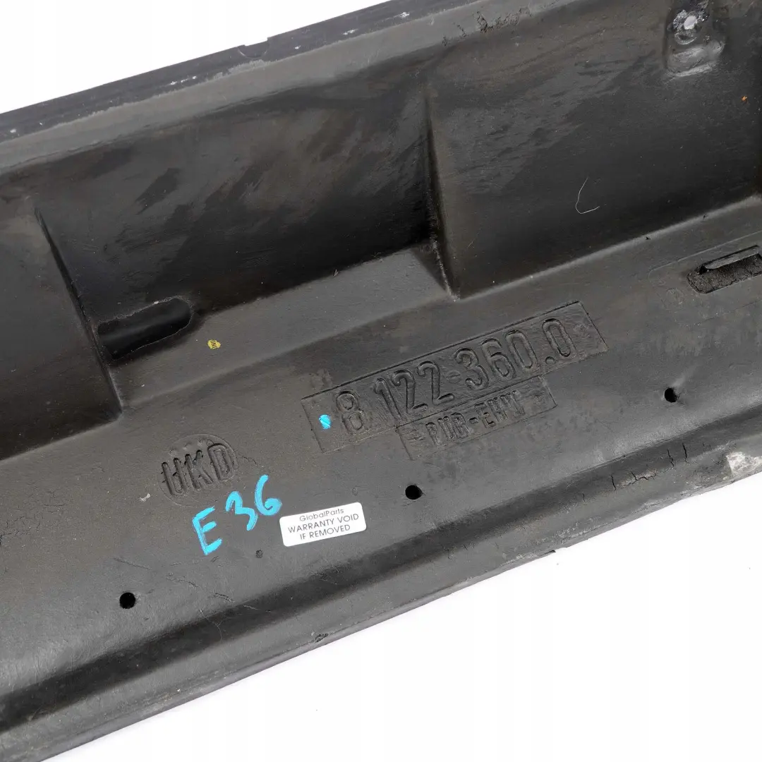 Bay Scuttle Heater Fairing Cover Panel to BMW 3 Series E36 Engine with Part number 8122360 BMW 3 Series E36 Engine Bay Scuttle Heater Fairing Cover Panel - SKU 8122360 - Part number 8122360