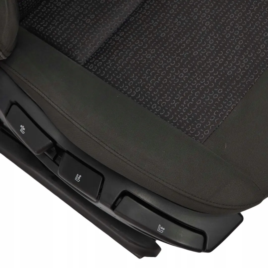 Tessuto Jacquard Antracite Sedile Anteriore Destro per BMW E46 Berlina Touring con numero di parte 7045674 BMW E46 Berlina Touring Tessuto Jacquard Antracite Sedile Anteriore Destro - SKU 7045674-2 - Numero di parte 7045674