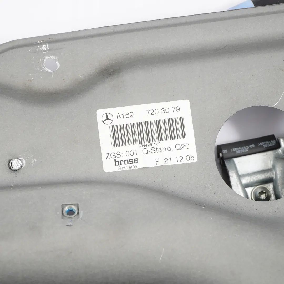  Mercedes-Benz A B Class W169 W245 Front Right Door O/S Window Lifter Mechanism - SKU A1697203279 - Part number A1697203279