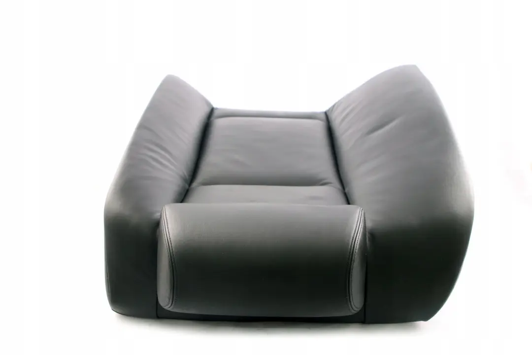 BMW E65 E66 E67 Posteriore Sedile Destra Schienale Fodera Pelle Pearl Nero - SKU 7110184 - Numero di parte 7110184