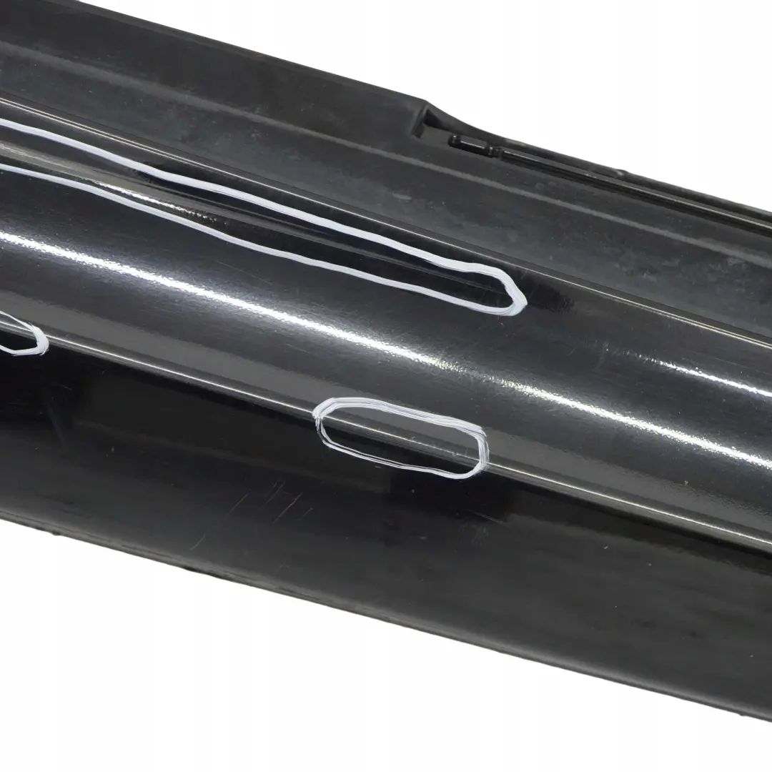 BMW 1 E87 LCI Sill Strip Side Skirt Right O/S Schwarz 2 Black - 668 - SKU 0036144-SCH1 - Part number 0036144
