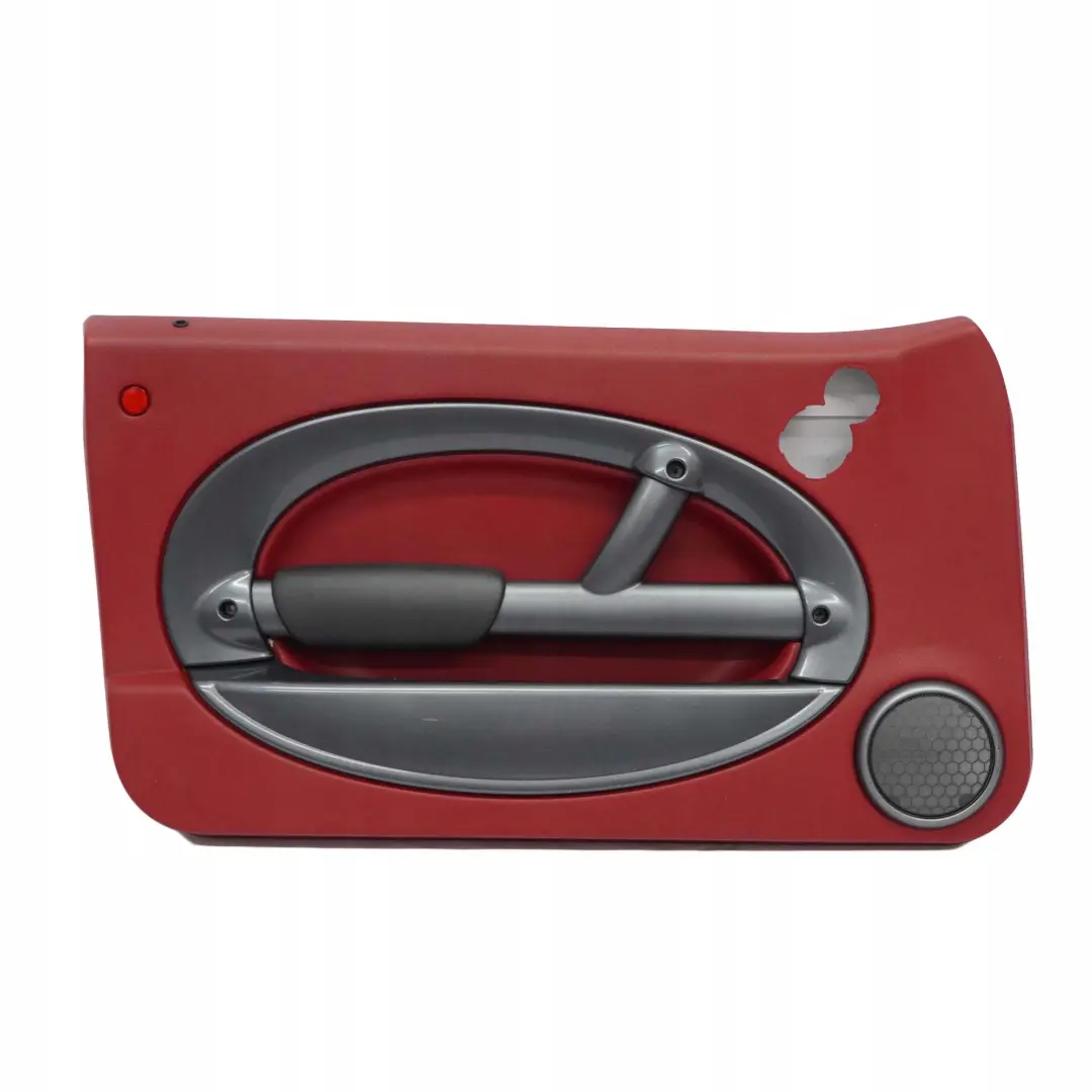 Mini R50 1 Revetement de Porte Gauche Tartan Red Rouge Cuir Anthracit - SKU 7113435-1 - Numéro de pièce 7113435
