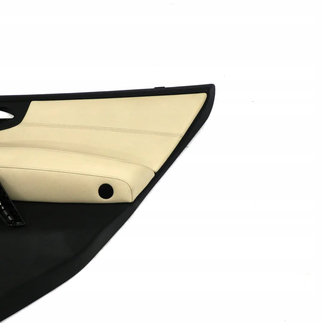 BMW X3 E83 LCI Trasero Derecho Forro De La Tarjeta De Puerta Cuero Nevada Oyster - SKU 3453430 - Número de pieza 3453430