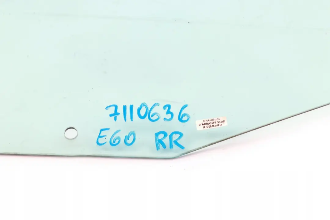 BMW E60 M5 Finestrino Verde Portiera Posteriore Destra As - SKU 7110636 - Numero di parte 51357110636