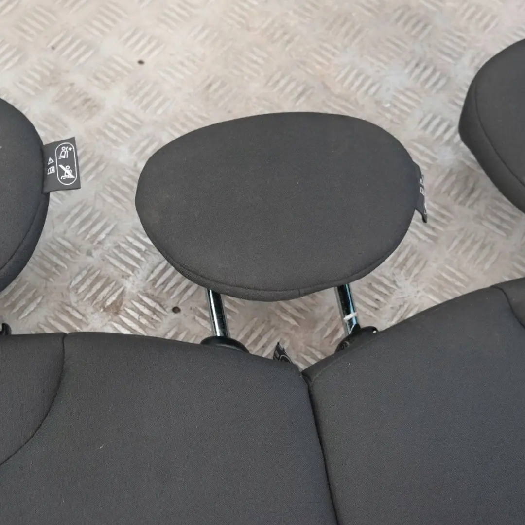 BMW Mini Cooper One Clubman R55 Black Cloth Interior Seats Airbag Stoff Cosmos - SKU R55 Cloth Seats Stoff Cosmos-1 - Part number R55 Cloth Seats Stoff Cosmos