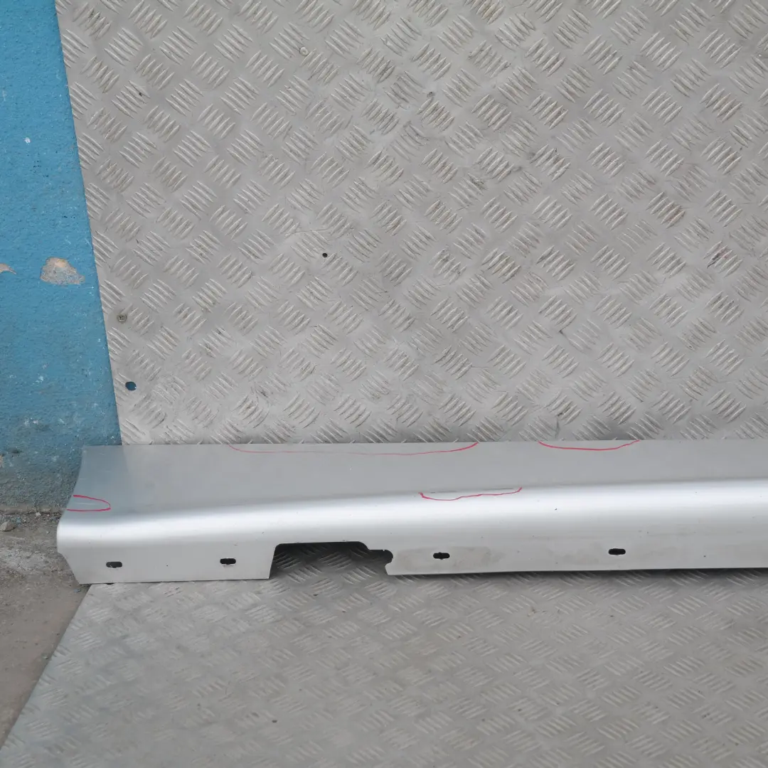 Sill Strip Side Skirt Right O/S Titansilber Silver Metallic to BMW 1 SERIES 6 E87 with Part number 32948 BMW 1 SERIES 6 E87 Sill Strip Side Skirt Right O/S Titansilber Silver Metallic - SKU 0032948-TS6 - Part number 32948
