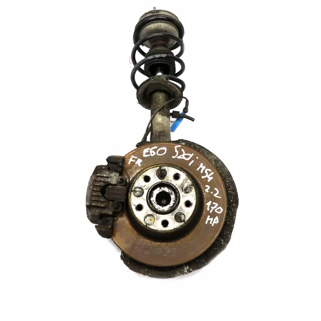 N54 Zwrotnica amortyzator prawy przód do BMW E60 520i o numerze 6764458 BMW E60 520i N54 Zwrotnica amortyzator prawy przód - SKU 6764458-1 - Numer Części 6764458