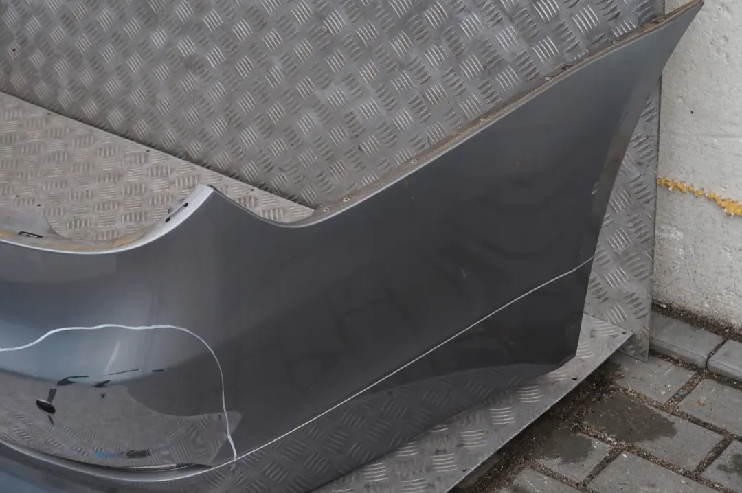 BMW 5 Series E60 1 Saloon Rear Bumper PDC Silbergrau Grey Metallic A08 - SKU 0149318-SBG1 - Part number 0149318