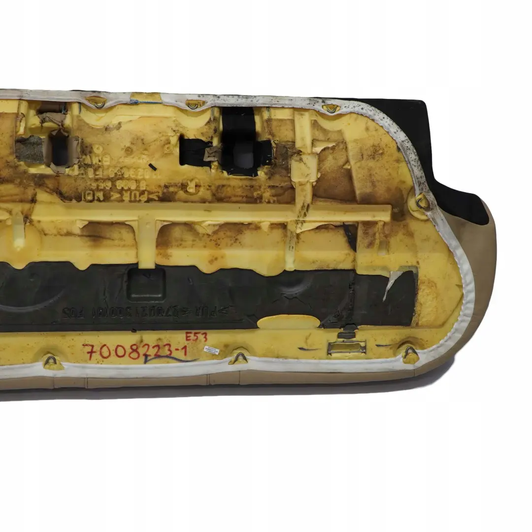 BMW X5 Reihe E53 1 Lederausstattung Rücksitz Sofa Couch Bank Hellbeige - SKU 7008223-1 - Teilenummer 7008223