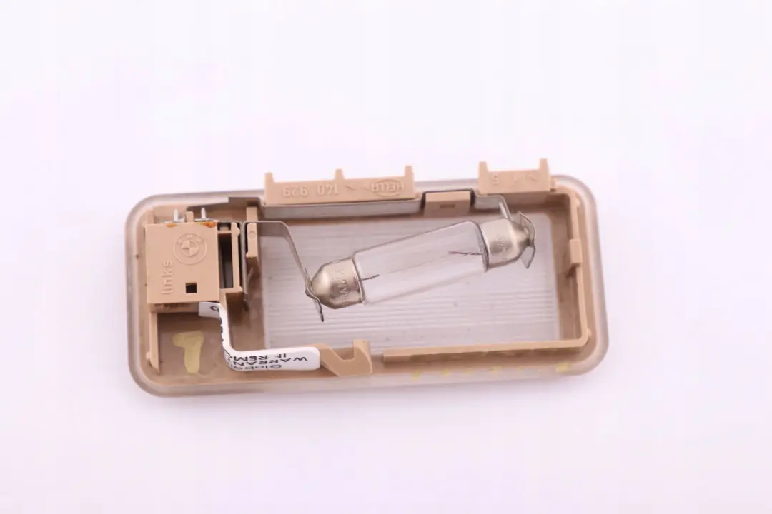 BMW X3 X5 er E53 E83 Lampe Spiegelleuchte Links Hellbeige Beige - SKU 6962001 - Teilenummer 6962001