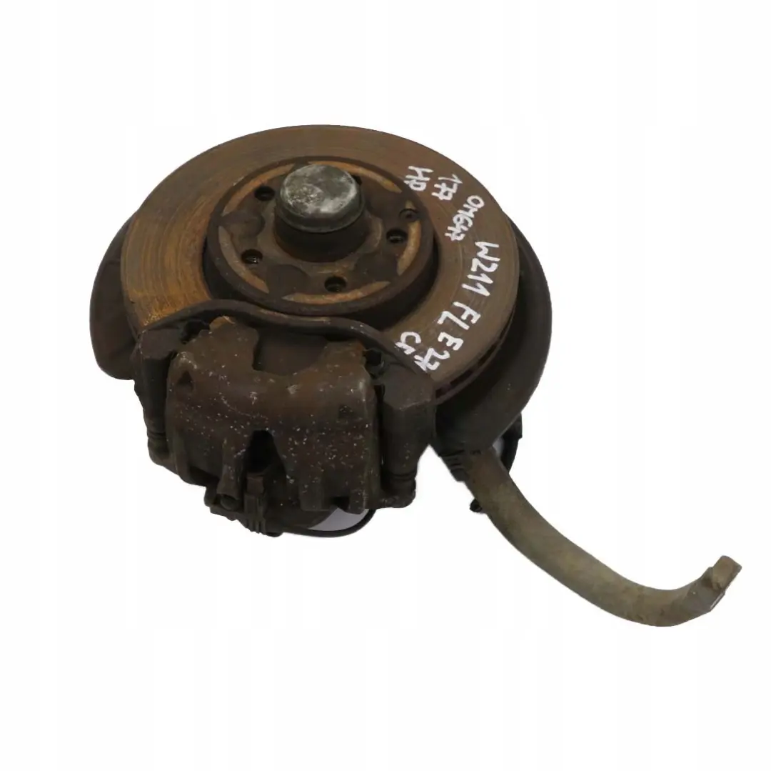 Mercedes-Benz W211 E 270 CDI Support de Roue Moyeu Etrier de Frein avant Gauche pour à propos du numéro de pièce A0003301007 Mercedes-Benz W211 E 270 CDI Support de Roue Moyeu Etrier de Frein avant Gauche - SKU A0003301007 - Numéro de pièce A0003301007