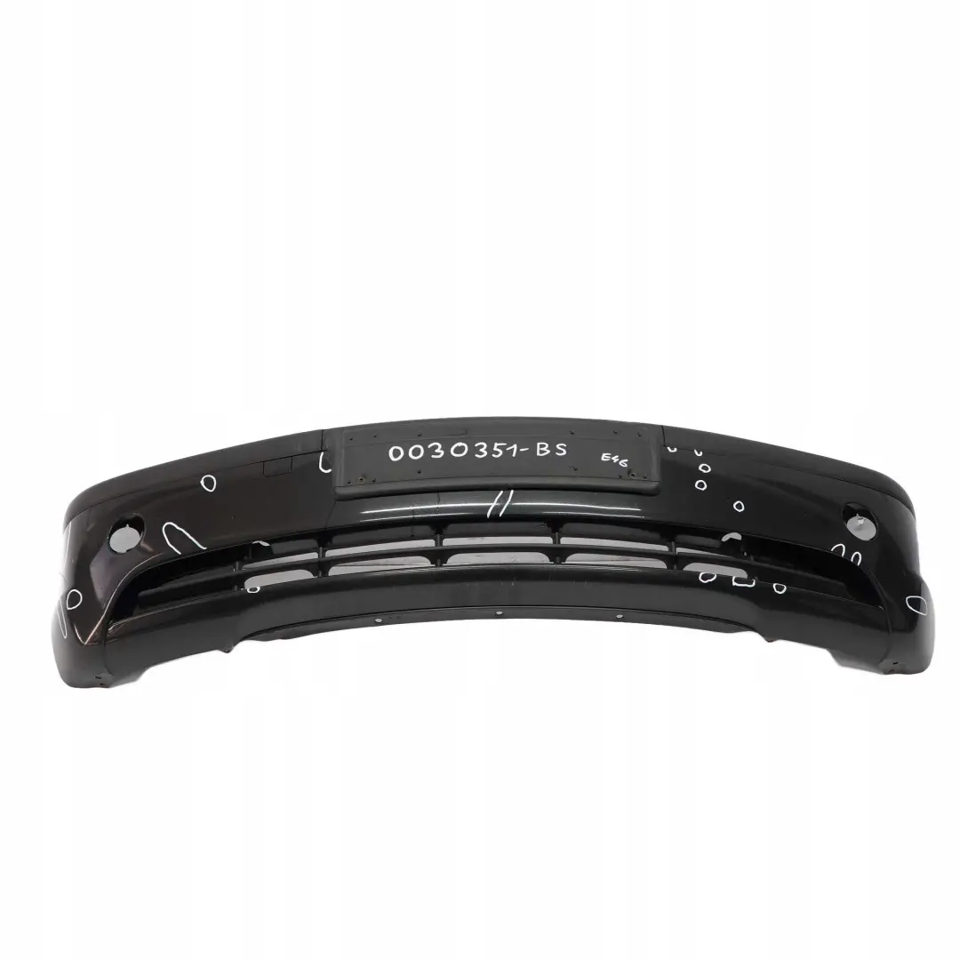 BMW 3 E46 Saloon Touring Front Bumper Trim Panel Black Sapphire Metallic - 475 - SKU 0030351-BS - Part number 0030351